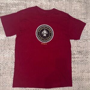 Last Call Burgundy Graphic T-Shirt Men’s.